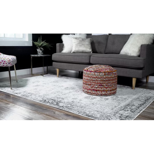Mistana™ Brandt Floral Gray Area Rug & Reviews Wayfair